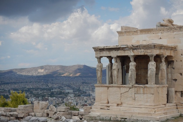 Erechtheion ancient Greek Temple Athens Greece Erechtheum