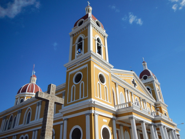 Cathedral de Granada Park Colon Granada Nicaragua
