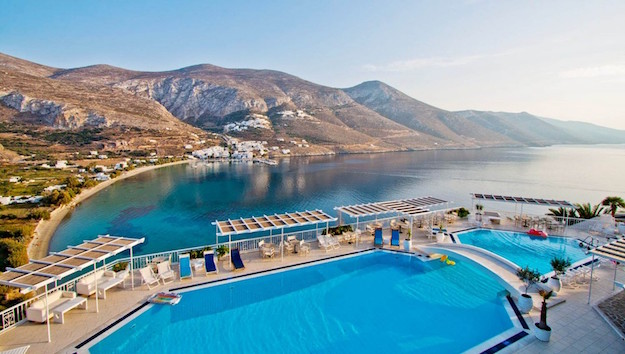Aegialis Hotel on the island of Amorgos Greece