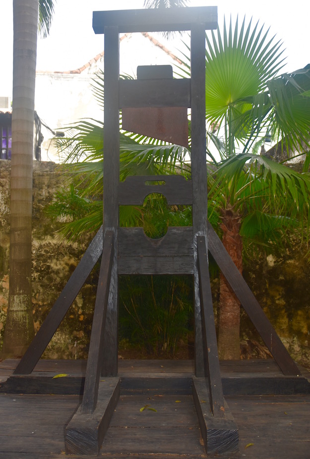 Inquisition Museum Cartagena guillotine