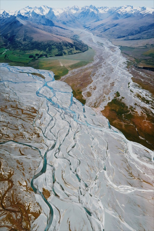 Hopkins River Dobson River delta New Zealand