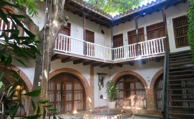 Bantu Hotel courtyard
