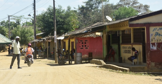 Main Street in Palenque de San Basilio