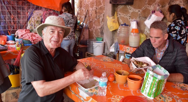 street food Cacaxtla Mexico