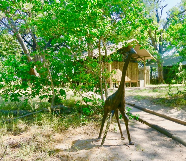 The Giraffe Suite at Camp Xakanaxa