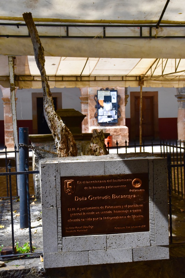 Gertrudis Bocanegra Tree memorial Patzcuaro Mexico