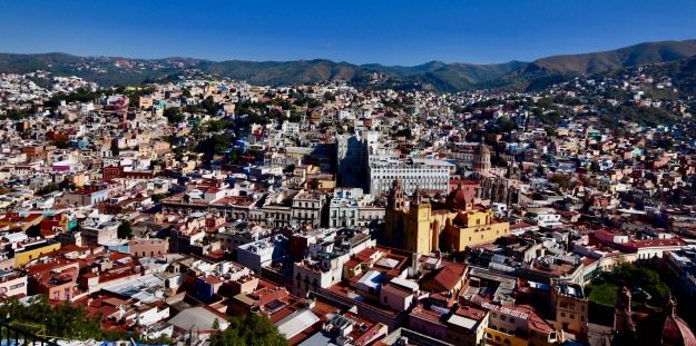 Guanajuato Mexico city view