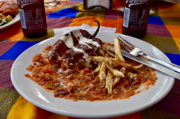  Smoked Pepper and Minnows dish Patzcuaro Mexico
