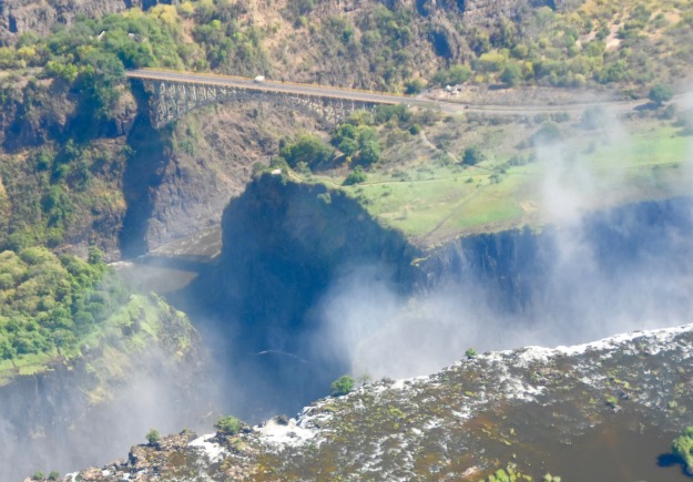 Bridge & Falls aerial view