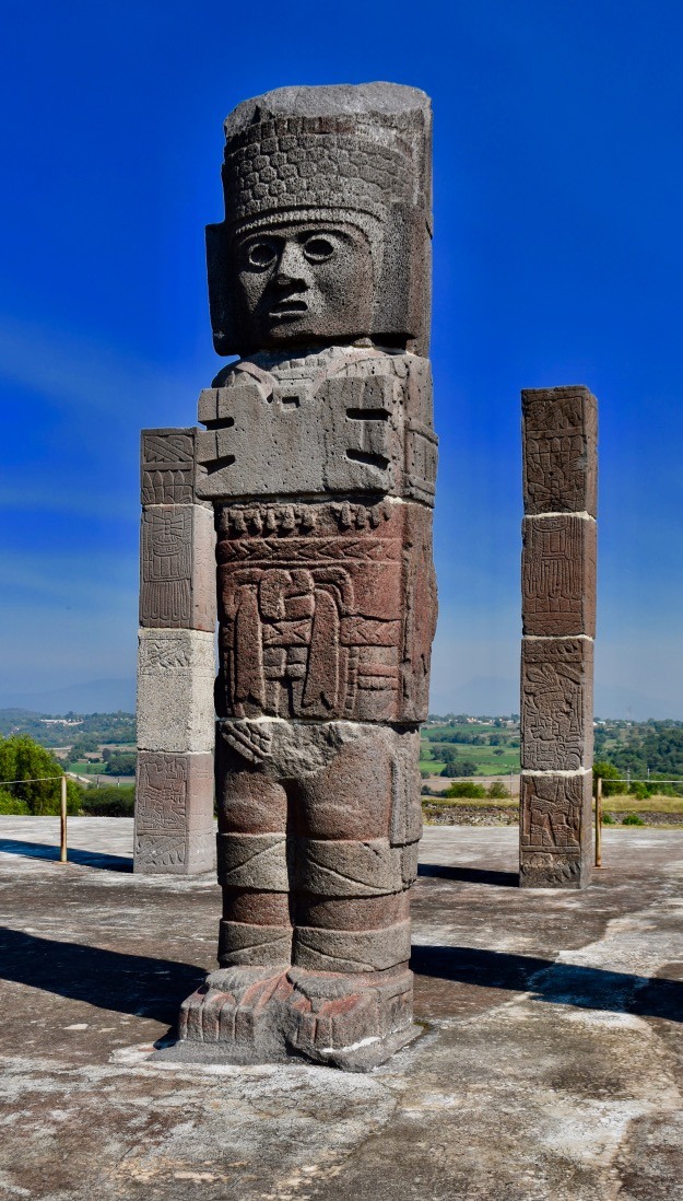 Atlantean statue Tula Mexico