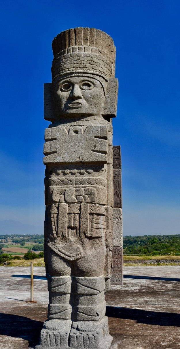 Atlantean statue Tula Mexico