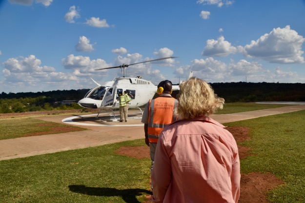 Victoria Falls tour by helicopter Zimbabwe