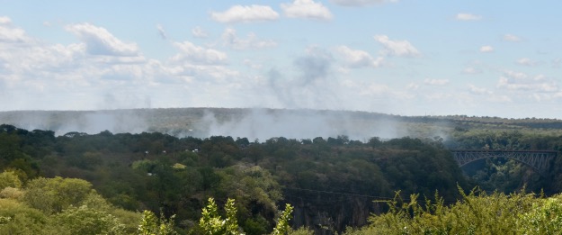 View from Victoria Falls Hotel Terrace