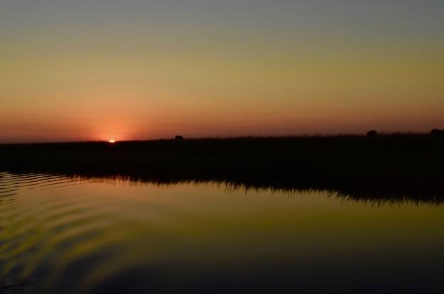 Chobe River sunrise Namibia