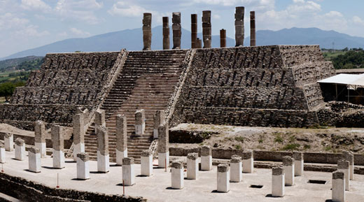 Pyramid B Tula Mexico