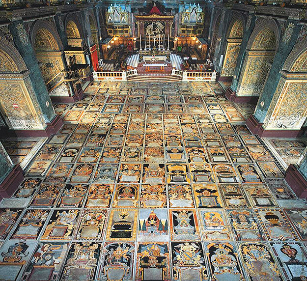 Floor of St. John’s Co-Cathedral, Valletta