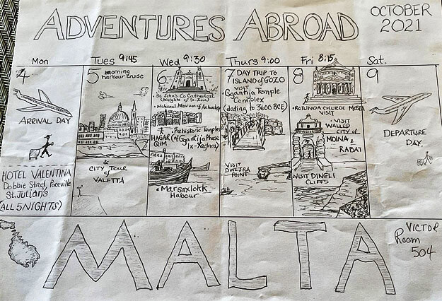 Victor's Malta Itinerary
