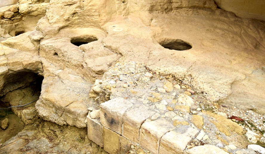 Evidence of Neolithic Inhabitation at the base of the Citadel