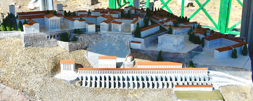 Model of the Acropolis of Pergamon