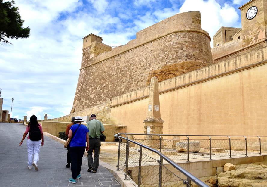 On the Way Up to Cittadella Gozo