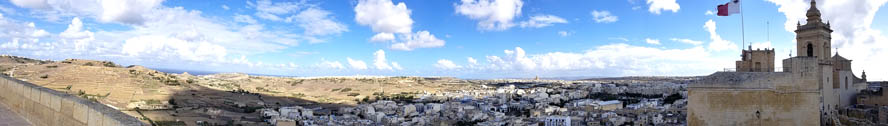 Panorama from Gozo Citadel