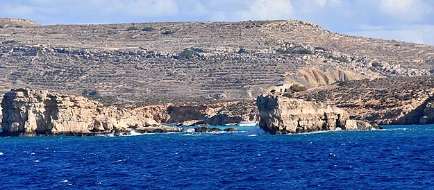 View of the Blue Lagoon, Comino