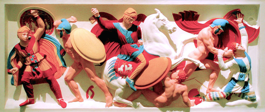 Original Look of the Sarcophagus of Alexander