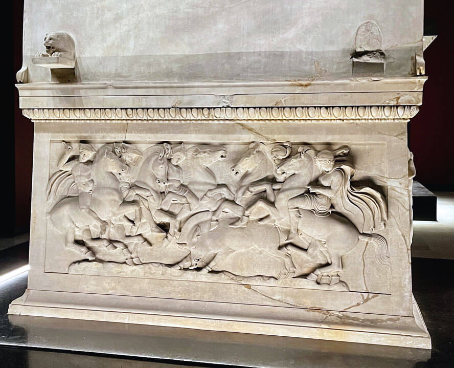 The Lycian Sarcophagus – Wild Boar Hunt