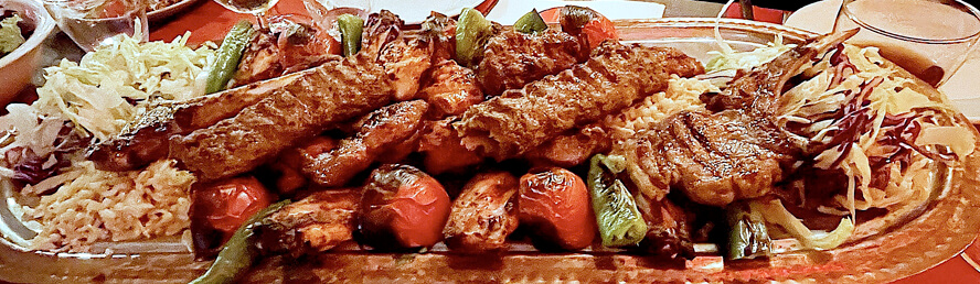 Mixed Grill, Khorasani Kebab House. The Golden Horn – Touring the Heart of Istanbul.