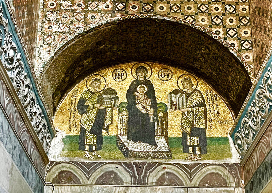 The Vestibule Mosaic. Hagia Sophia – Church, Mosque or Museum?