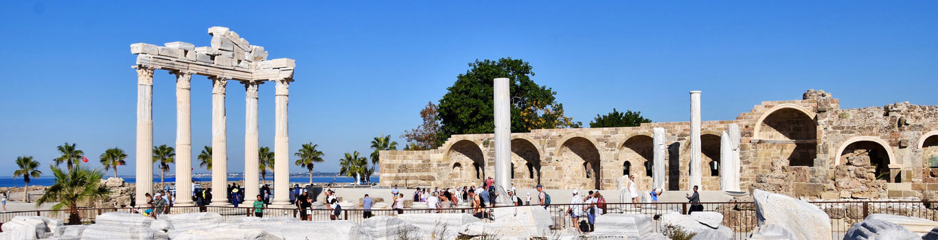 Side - Greco/Romans Ruins Amid a Modern Town