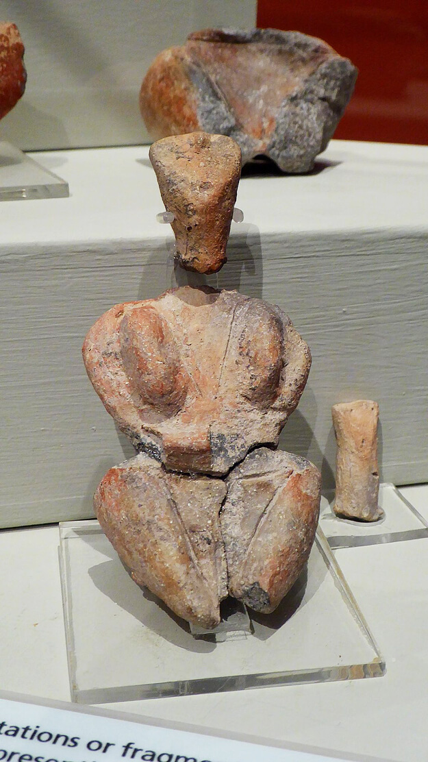 Red Skorba Figurine