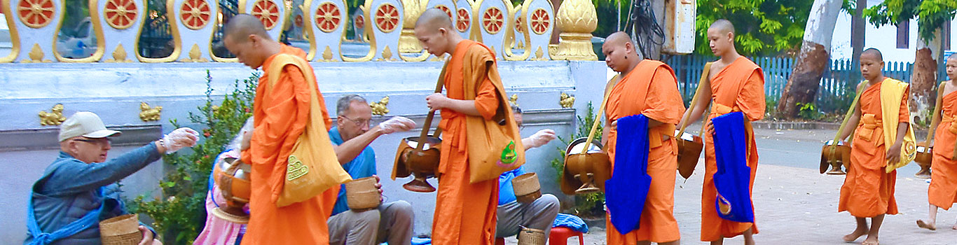 Alms Giving in Luang Prabang