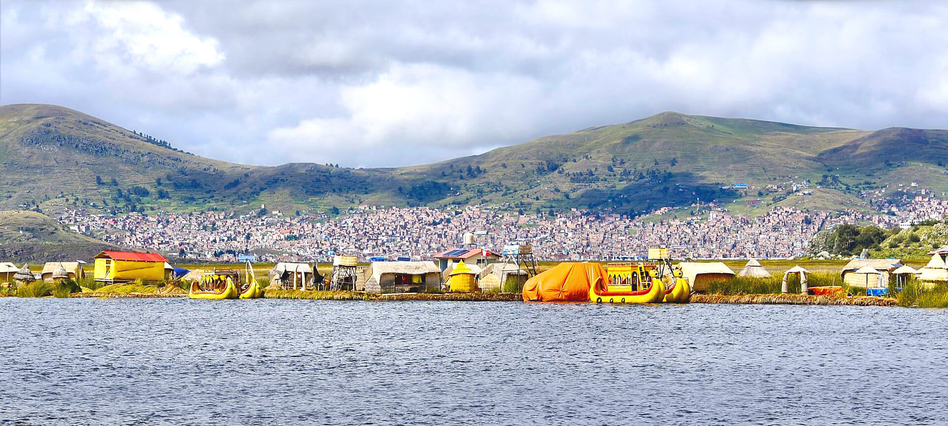 Lake Titicaca from Peru