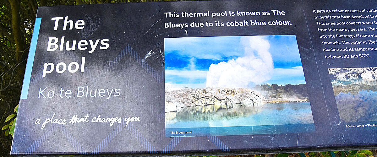 Blueys Pool Sign