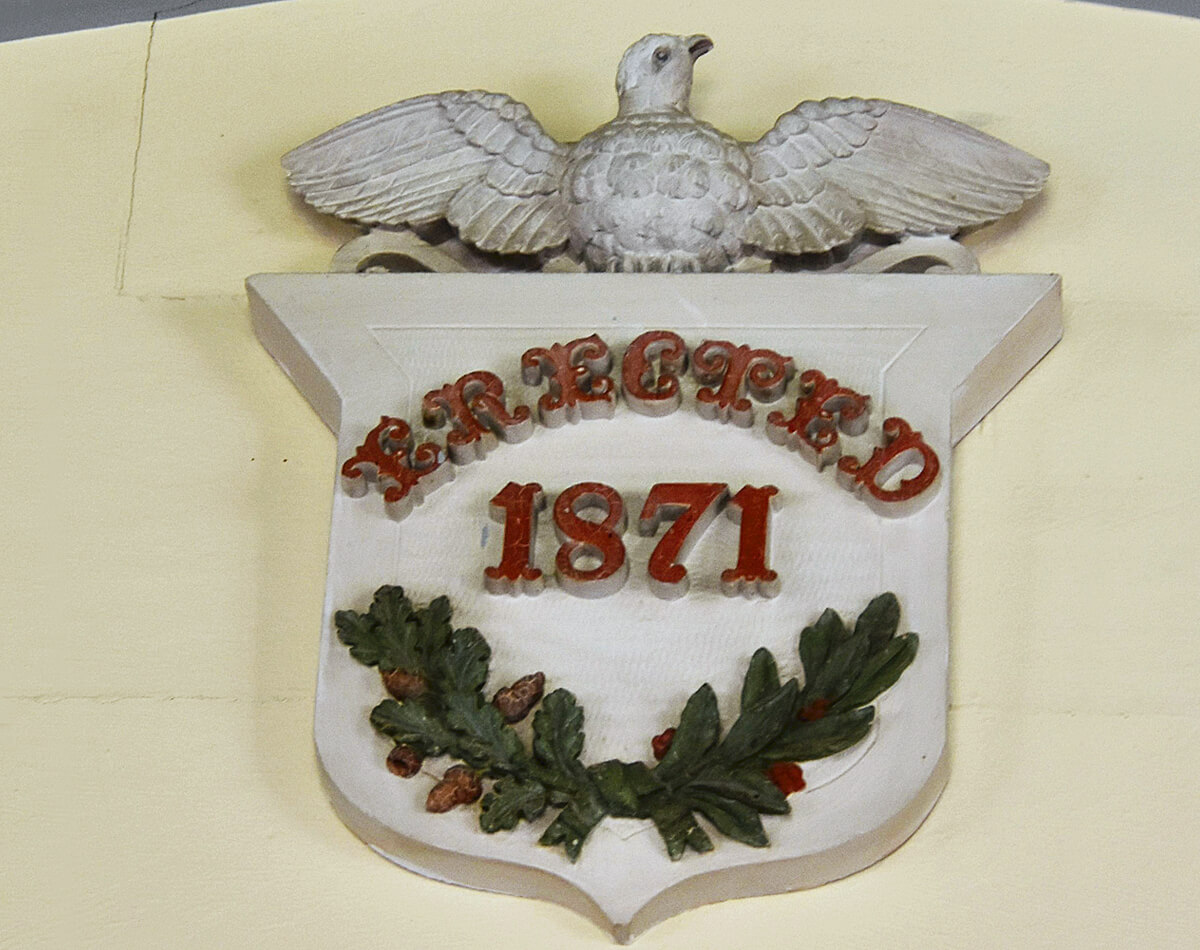 Erected 1871