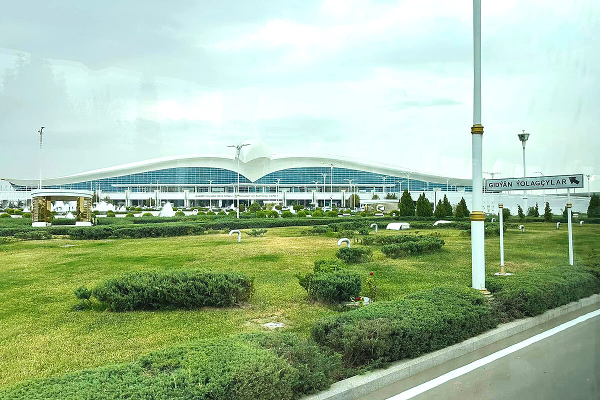 Falcon Shaped Airport. Photo by Brendan Powell.