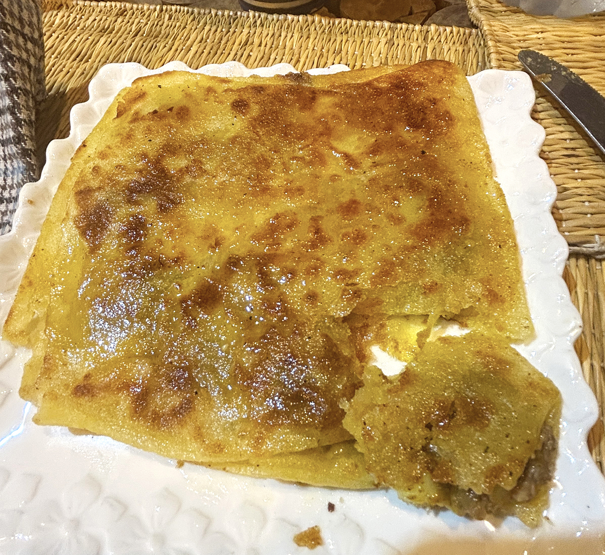 Minced Meat Crepe