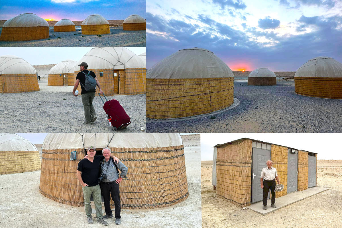 Yurts. Photo by Ken & Brendan Powell.