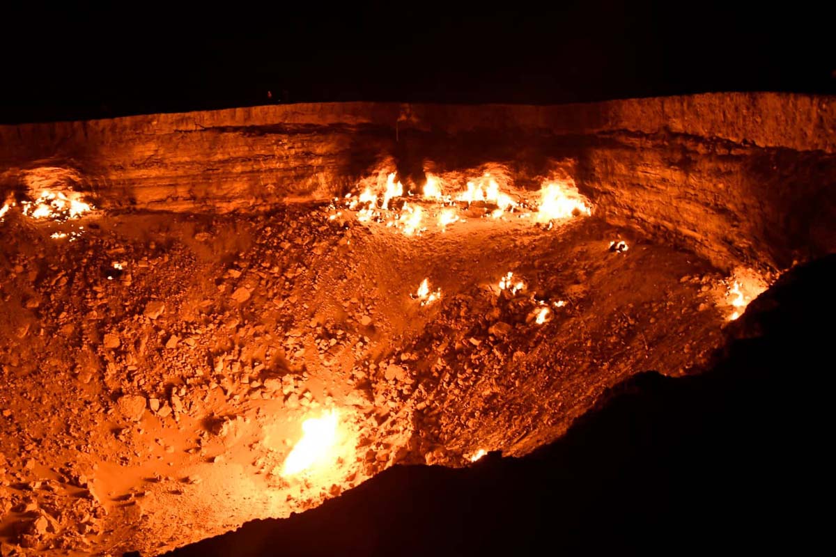 Darvaza Gas Crater. Photo by Ken Powell.