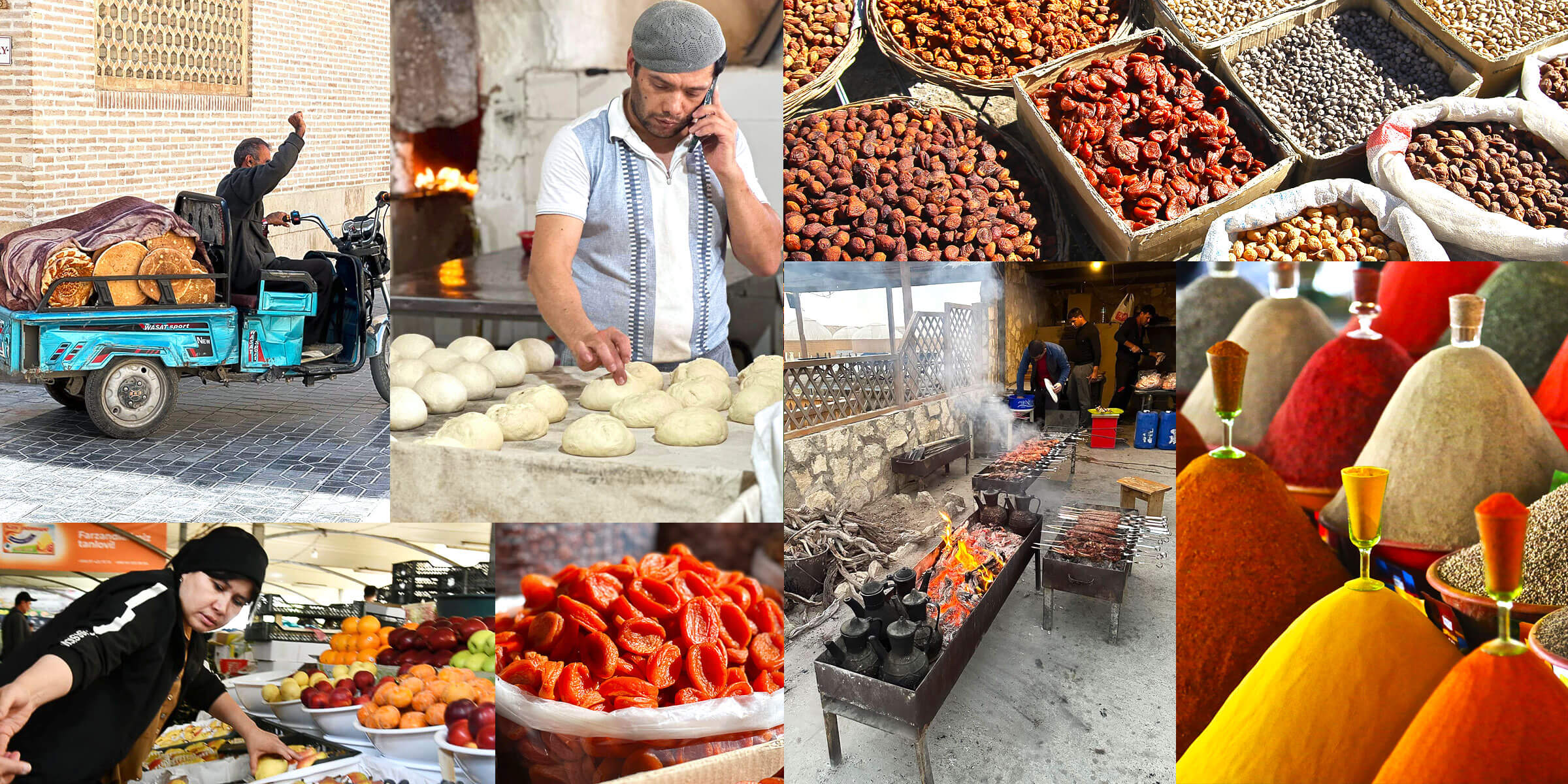 Foods on Five Stans. Photos by Ken & Brendan Powell.