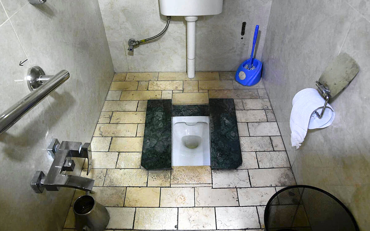 Premium Squat Toilet. Photo by Ken Powell.