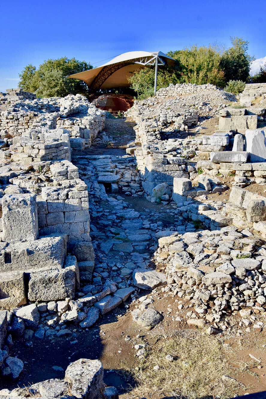 Troy VI – South Gate – Main Entrance. Troy – Walking with Achilles, Ajax & Agamemnon