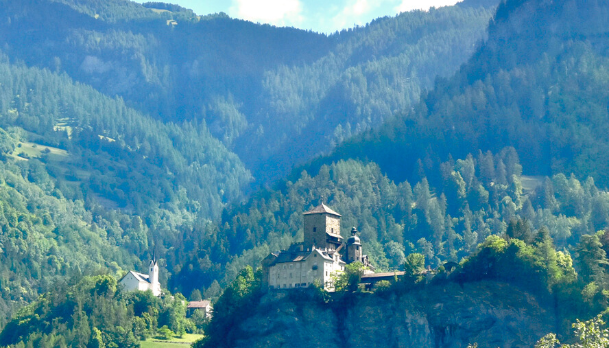 Monastery on the Glacier Express Route