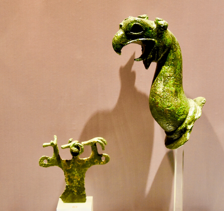 7-8th Century BC Bronze Artefacts. The Ephesus Museum, Selcuk, Turkey.