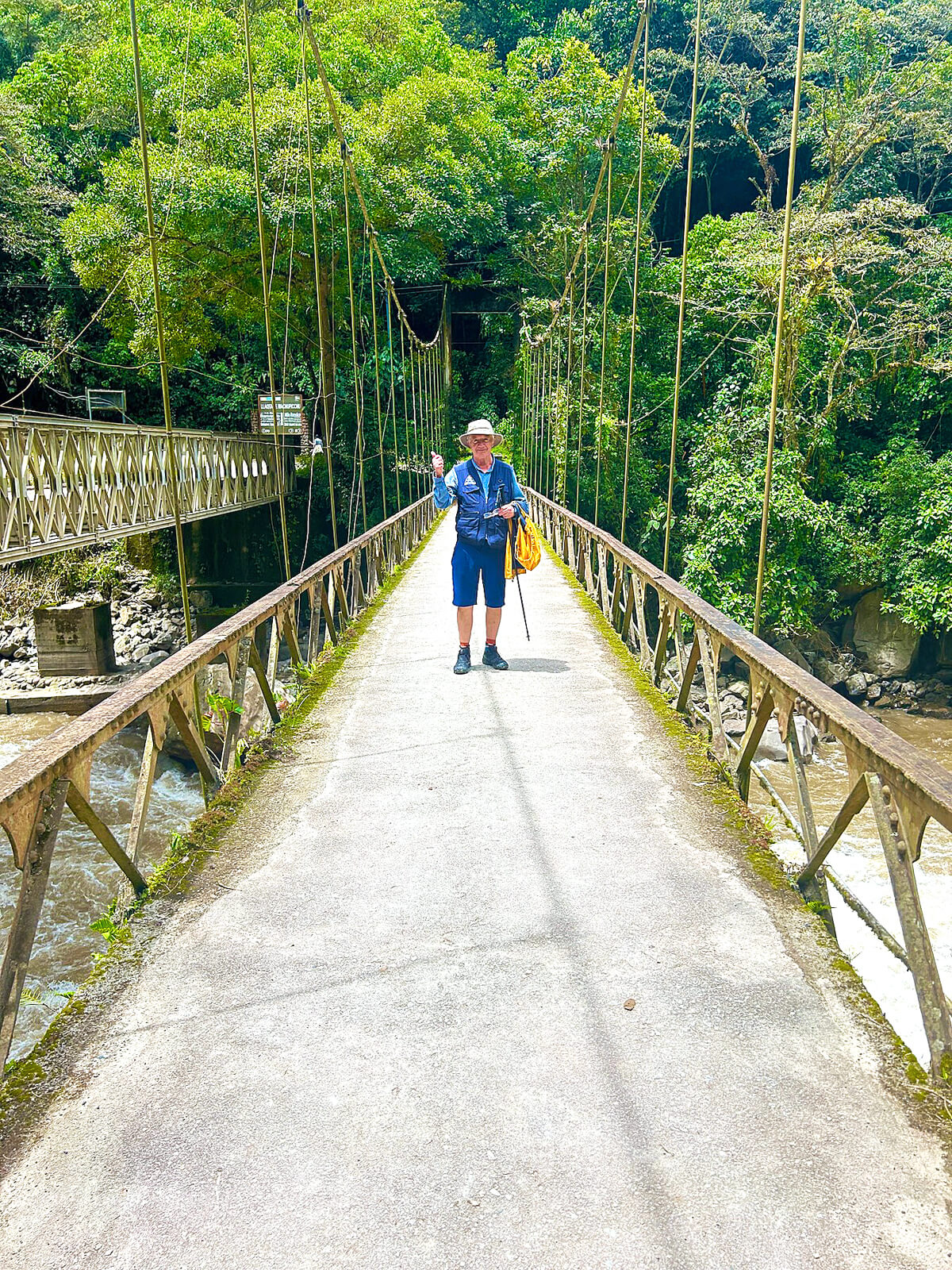Crossing the Urubamba River