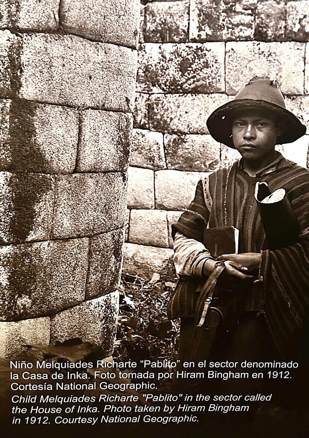 Pablito, Bingham's 12 Year Old Guide