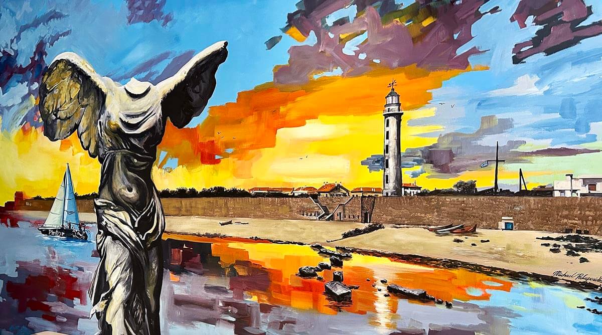 Mural in the Lighthouse Hotel