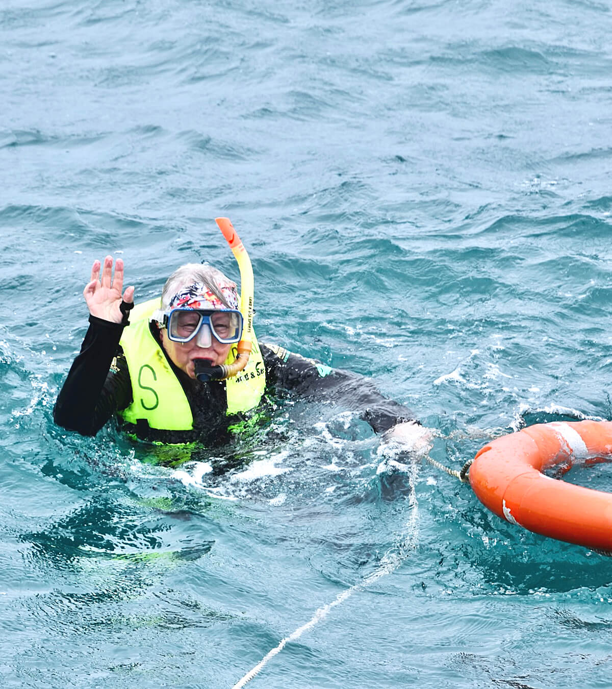 Alison at the Great Barrier Reef