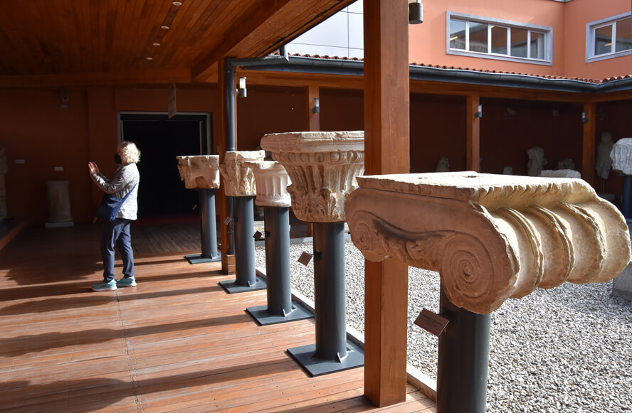 Capitals. The Ephesus Museum, Selcuk, Turkey.